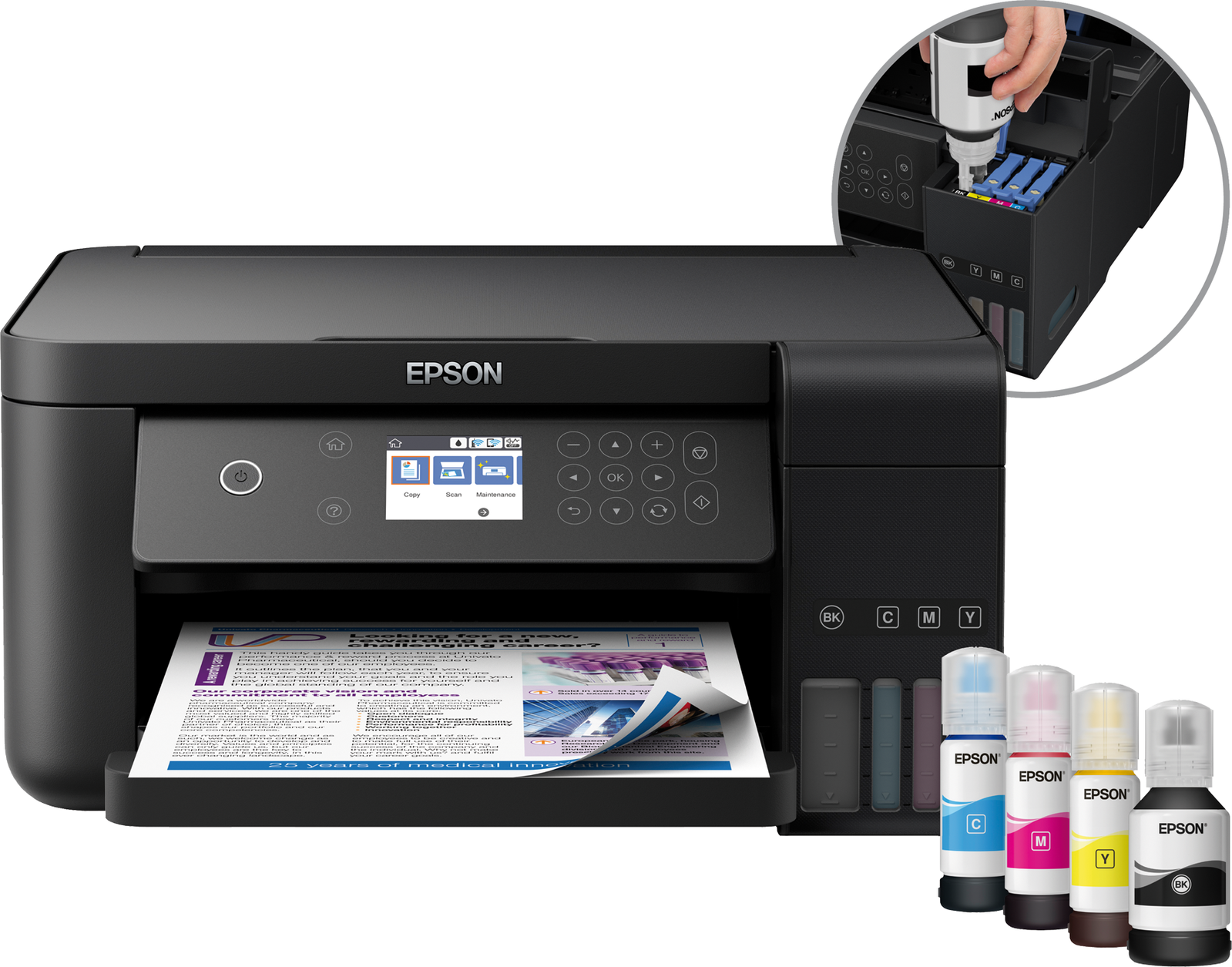 Epson EcoTank ET-3700 Multifunktionsdrucker (C11CG21401) online kaufen |  eBay