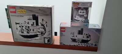 Lego 21317 Lego 40659 plus Funko 19 Mickey Mouse