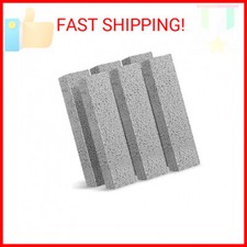 6Pack Pumice Stone for Toilet Cleaning Bowl Stick,Powerfully Cleans Hard Water R