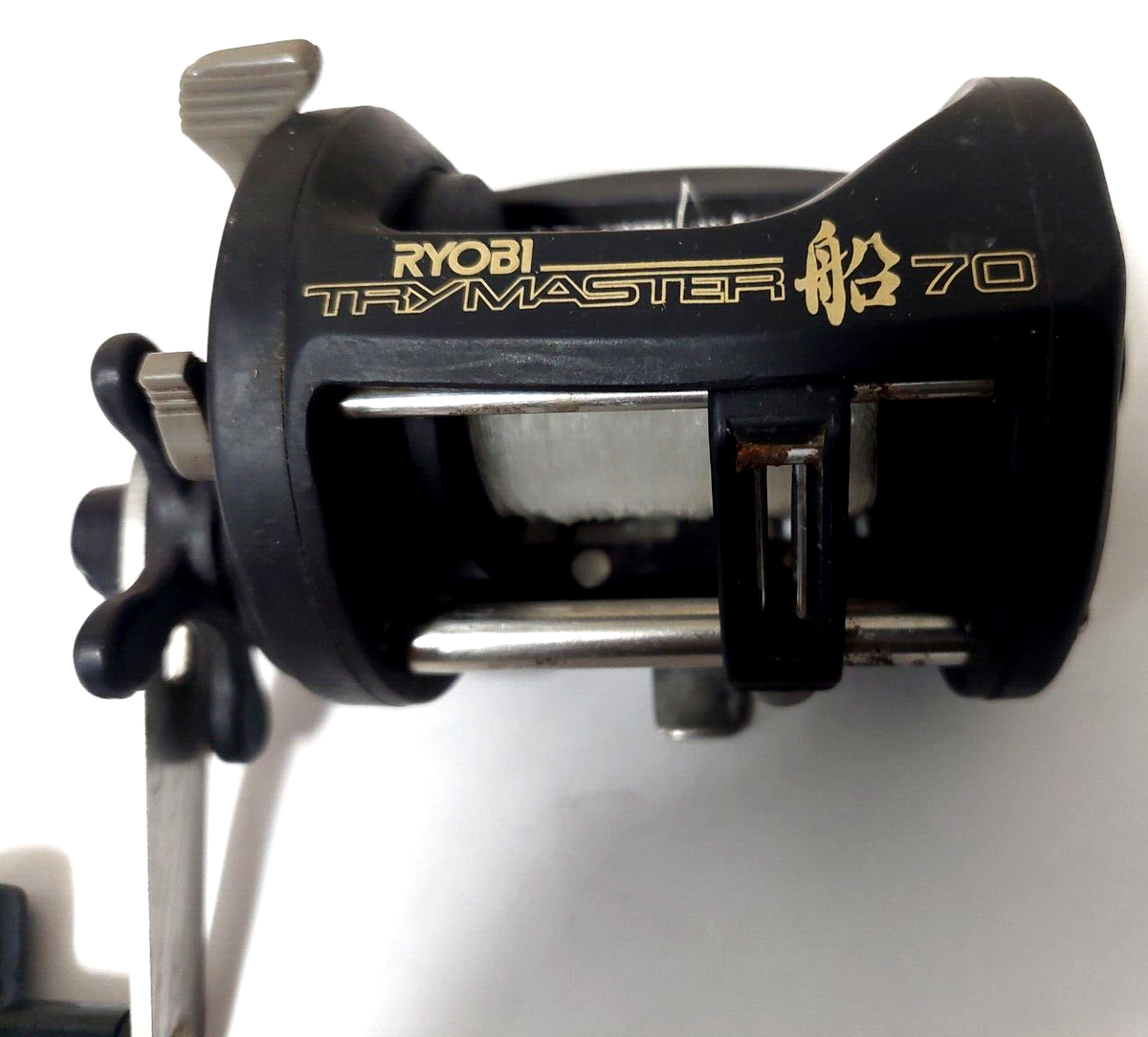 Ryobi TryMaster 70 Fishing Reel Made in Japan Used Black Try
