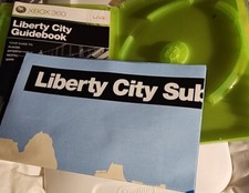 Grand Theft Auto IV Xbox 360 Case, Liberty City Map ONLY NO DISC