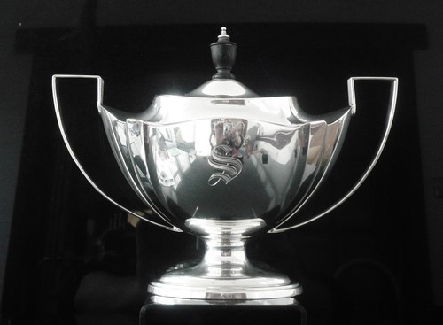 2 Handled Sterling Silver Lidded Sugar Bowl Gorham Manufacturing Company - Picture 6 of 12