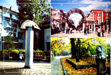 Postcard ?iauliai The Arch Boulevard Chestnut Alley Povilas Vi?inskis Lithuania