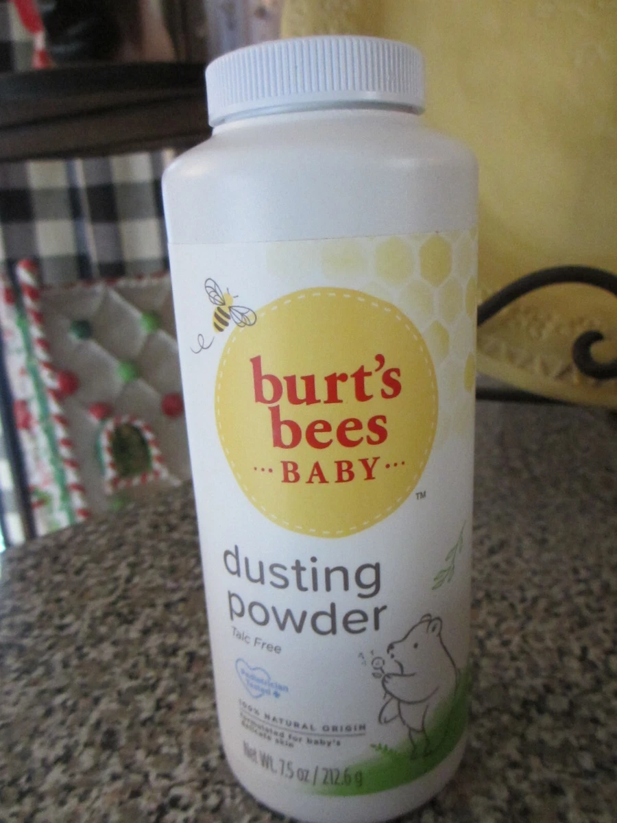 Burt's Bees Baby Bee Dusting Powder Talc Free 7.5 oz Bottle Lot of 3