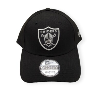 New Era Las Vegas Raiders 9Forty The League Black Adjustable Strap Hat Cap