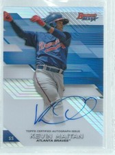 KEVIN MAITAN 2017 BOWMAN'S BEST ON CARD AUTO PROSPECT REFRACTOR