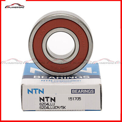 1 Pcs NTN 6204 LLU CM/5K Rubber Seals Ball Bearing Made in Japan 20x47x14mm NSK