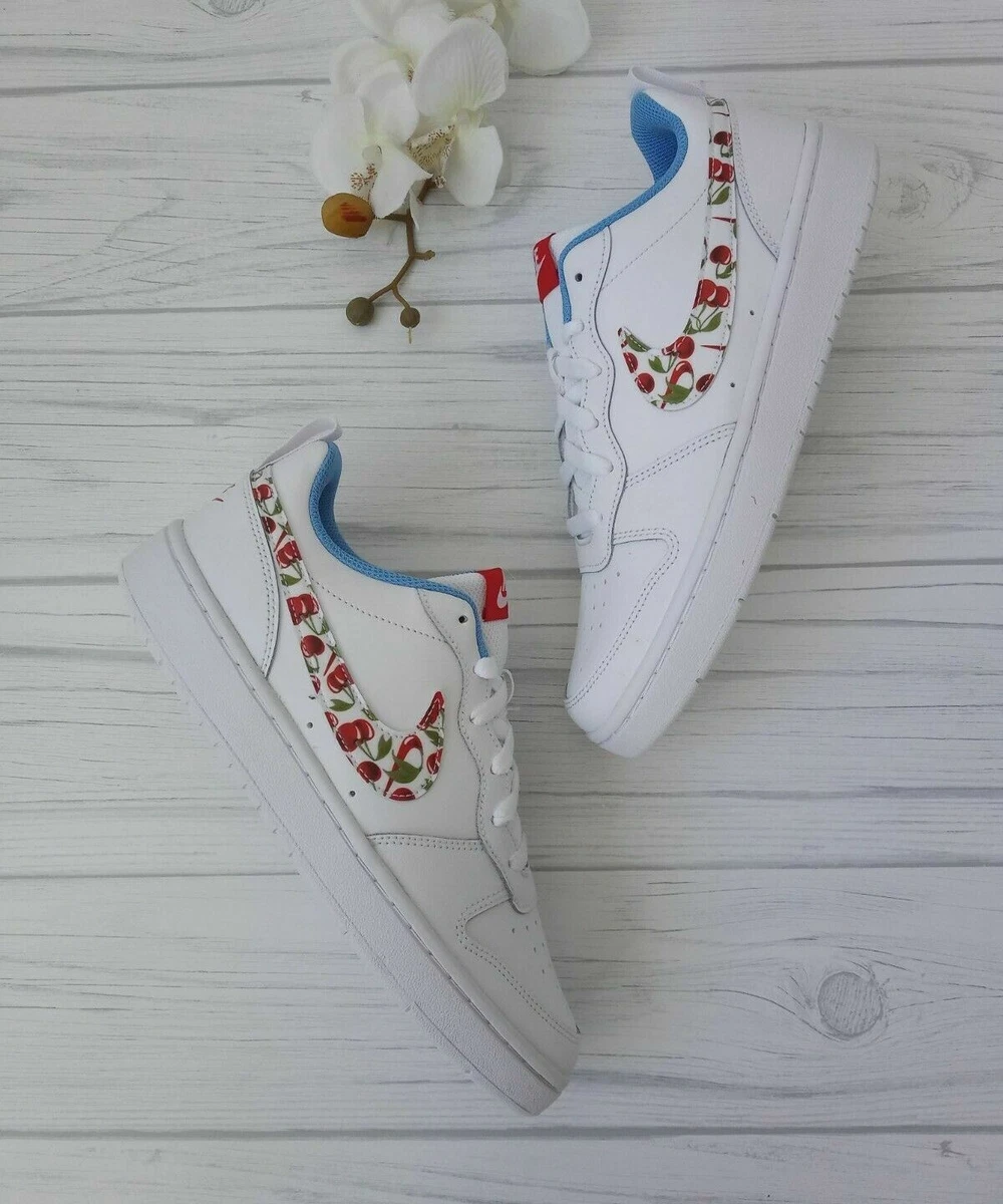 3.5Y WOMEN'S NIKE COURT BOROUGH LOW 2 BG 1 CJ2238-100 CASUAL