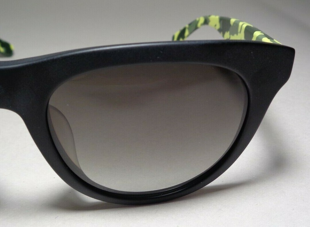 Lacoste L806SA Matte Solid Black Yellow Camouflage New Men display picture 1