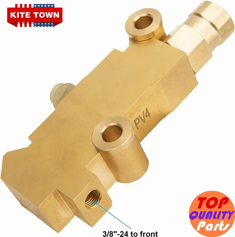 Disc Drum Brake Brass Proportioning Valve Kit For 1974-1986 Jeep CJ5 CJ7 CJ8 PV4 - Imagen 4 de 4
