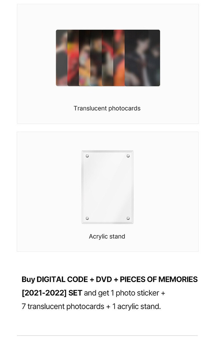 ENHYPEN MEMORIES:STEP 2 DVD/3 DISC+Photo Book+Poster+Film+Card+