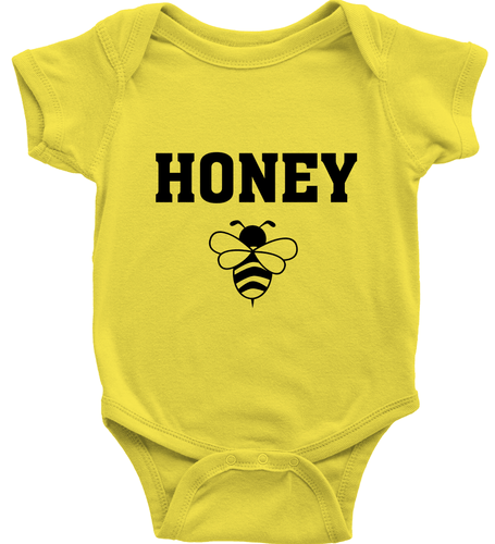 Honey Toddler Kids Tee T-Shirt Baby Bodysuit Clothes Gift Bee Sweet Honey Bee - Picture 30 of 36