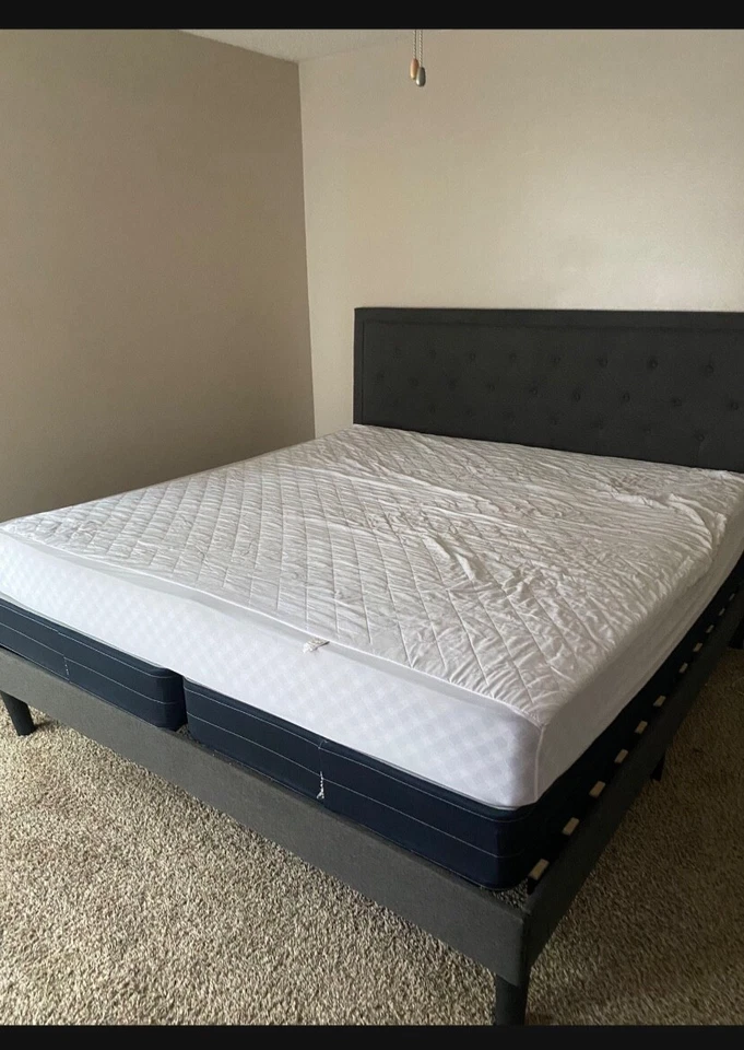 特大号床套装状况良好,只有几个月,移动需要消失!! — 第 3/3 张图片