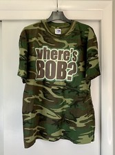 L.A. T Sport Vintage Single Stitch T Shirt Where's Bob? 100% Cotton Made in USA