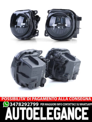 LED Nebelscheinwerfer Klarglas Smoke Schwarz passend für BMW 5er F10
