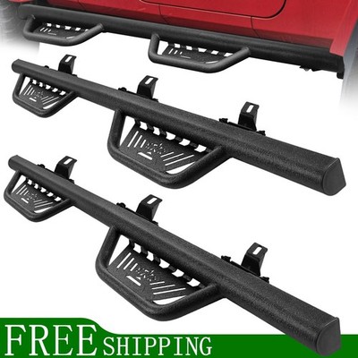 For 2018-2026 Jeep Wrangler JL 4 Door Running Boards Access Drop Step Bar BOZ