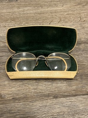 Vintage American Optics 1/10 12k GF Gold Filled Semi Rimless