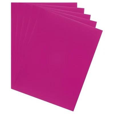 10 feuilles de miroir, 11,7" x 8" papier métallisé rose pour carte - Photo 1/4