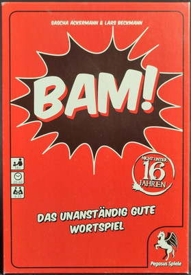 Bam Das Unanständig Gute Wortspiel von Pegasus ab 16 Jahren vollständig