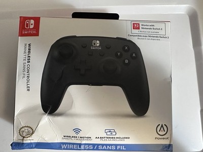 PowerA Wireless Controller for Nintendo Switch/2 - Jet Black | NEW - SEALED
