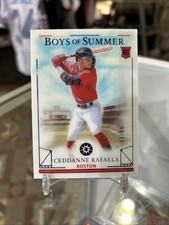 2024 Panini Boys Of Summer #20 Ceddanne Rafaela Rookie RC Rare Blue SSP /99!!!