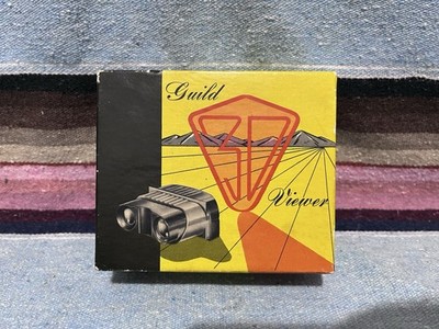 VTG 50s Craftsman s Guild Stereoscopic 3D Viewer with Box Hollywood California