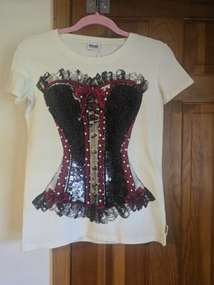 Womens Moschino T Shirt New With Tags Size 42