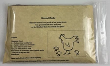 VTG Twisted Threads Hen and Chicks Towel Appliqué Kit No floss or fusible web