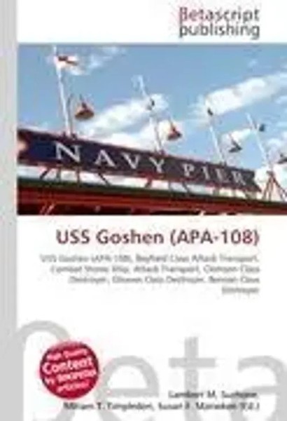 Lambert M. Surhone (U. A.) | USS Goshen (APA-108) | Taschenbuch | Englisch-image