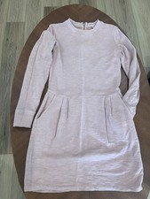 100% Cotton Pink Long Sleeve Dress with pockets GAP