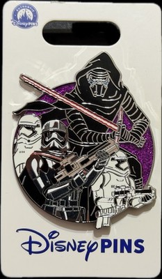 2025 Disney Parks Family Cluster Star Wars Kylo Ren Captain Phasma OE Pin
