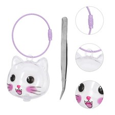 3 Pcs Dog Keepsake Box Pet Hair Memorial Keychain Keyring Cat Storage Bottle