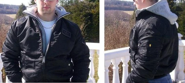 Alpha Industries Jacke Used Damen / Herren Bomberjacke Fliegerjacke - Bild 1 von 1