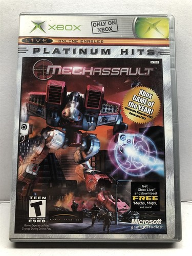 MechAssault (Microsoft Xbox, 2002) Complete Tested Working - Free Ship