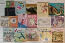 17 Books Children Vintage Race is Won Silky Cowboy Tommy Kite Elephant