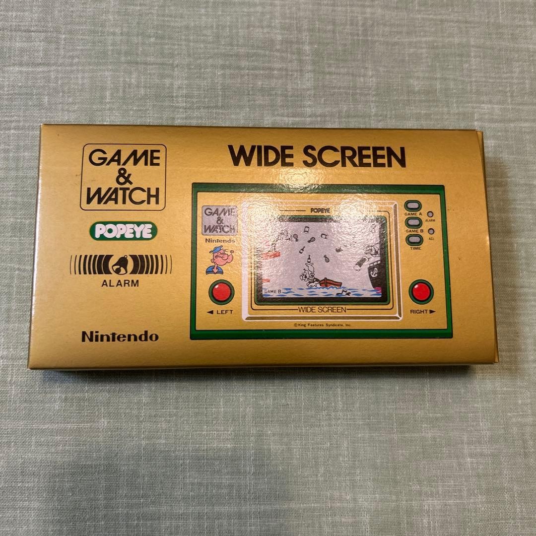 その他 GAME&WATCH POPEYE WIDE SCREEN NINTENDO GAME AND & WATCH Popeye Wide Screen 1981 Direct - From