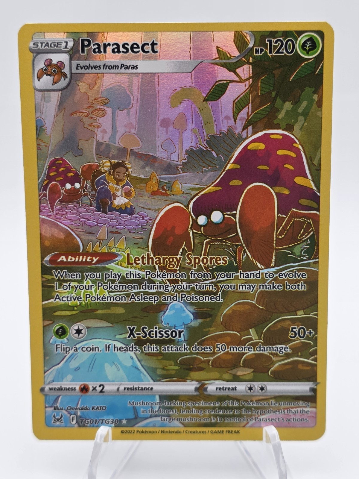 Parasect TG01/TG30 Swsh11: Lost Origin Trainer Gallery Holo