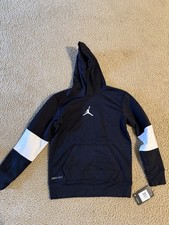 NEW Nike Air Jordan Therma Fit Boys YOUTH Medium Hoody Hoodie Originally 50