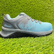 Thorogood AST Low Womens Size 7.5 Blue Gray Composite Toe Safety Shoes Sneakers
