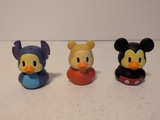 Disney Duckalooz Just Play Rubber Duck Pooh Bear Mickey Mouse Lilo Stitch