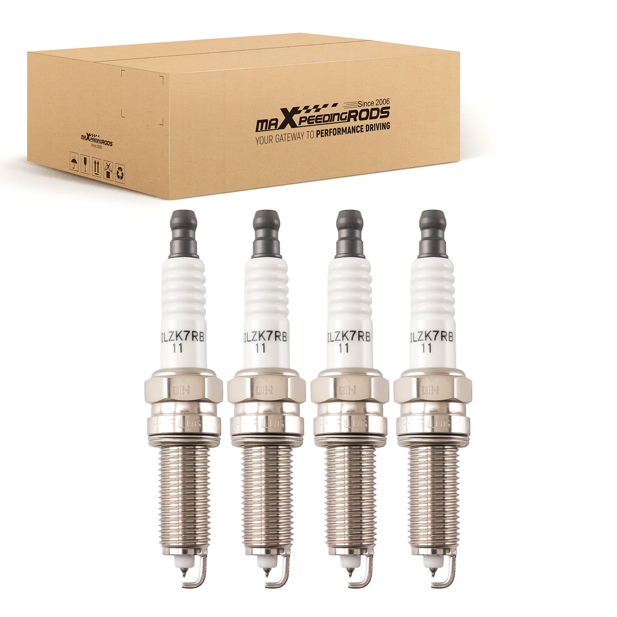 エスカレイヤー Iridium Spark Plugs XP5702 for Kia Cadenza 2014-2017 3.3L 4Pcs Set