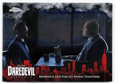 2025 Topps Chrome Marvel Studios #DD-15 Murdock and Fisk Sit Down Together