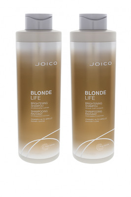 Joico Blonde Life Brightening Shampoo 33.8 fl oz   Salon Size (Set of 2)