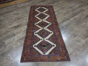 Authentic Vintage Turkish Rug,Geometric Adana Turkish Rug 2.7x6.6 Ft