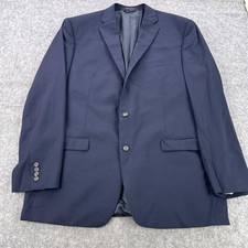 Polo Ralph Lauren Jacket Mens Large Navy Blazer Sport Coat Two Button