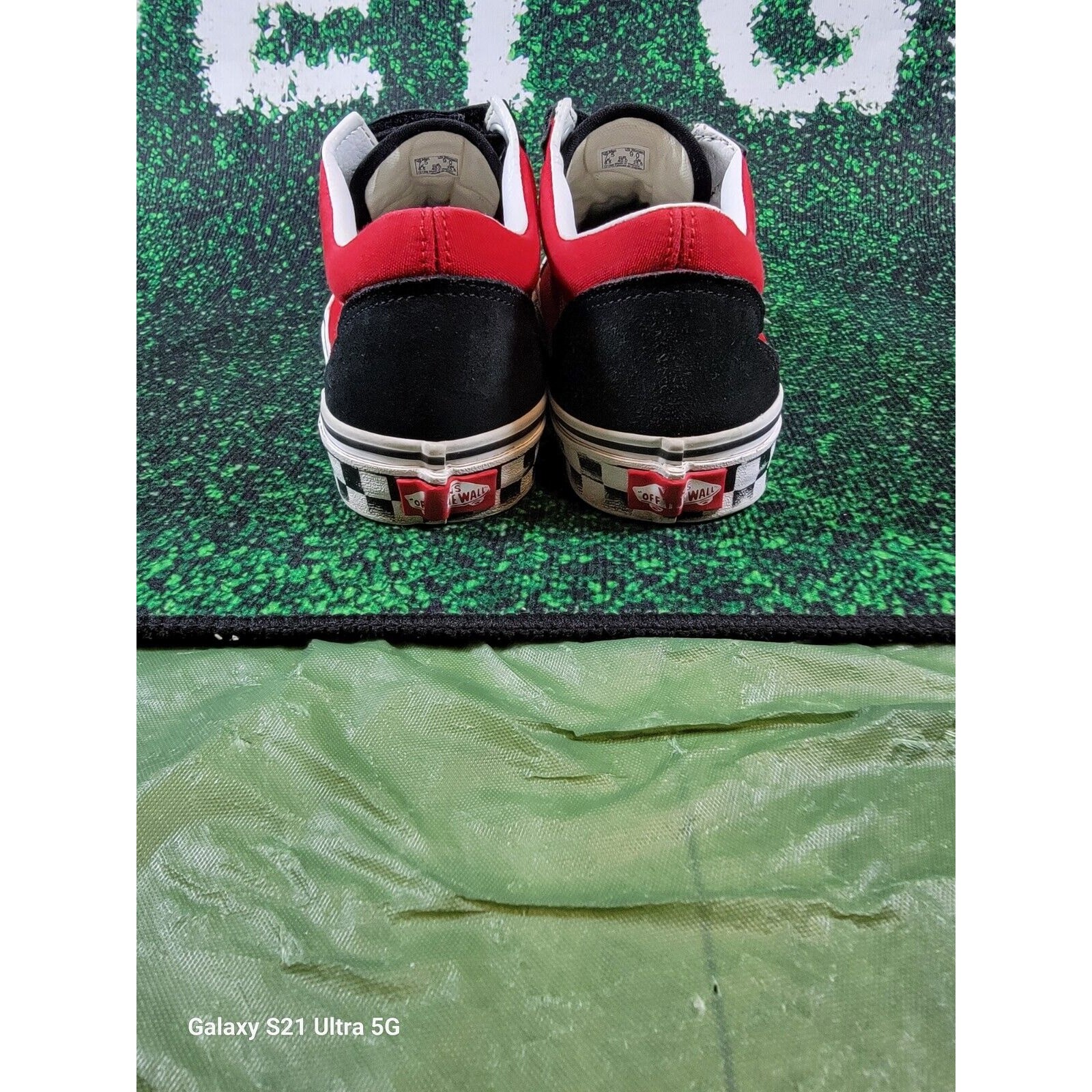 SAOLA Taglia 7 5 VANS Oldol S Vlogo 'Log Pop'a suola m acacchi scacchi9tkc