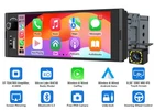 Eonon 6.28" Single Din Car Stereo Wireless CarPlay Android Auto Radio Bluetooth