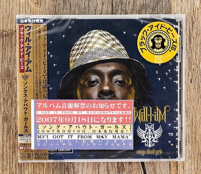 Will.I.Am - Songs About Girls [CD Japan 2007] BRAND NEW Promo