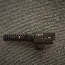 Sony ECM-K120 Shotgun Microphone Black Hot/Cold Shoe Mount