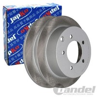2X Japko Bremsscheiben Hinten 262Mm Voll Passend FÜR Mitsubishi Lancer
